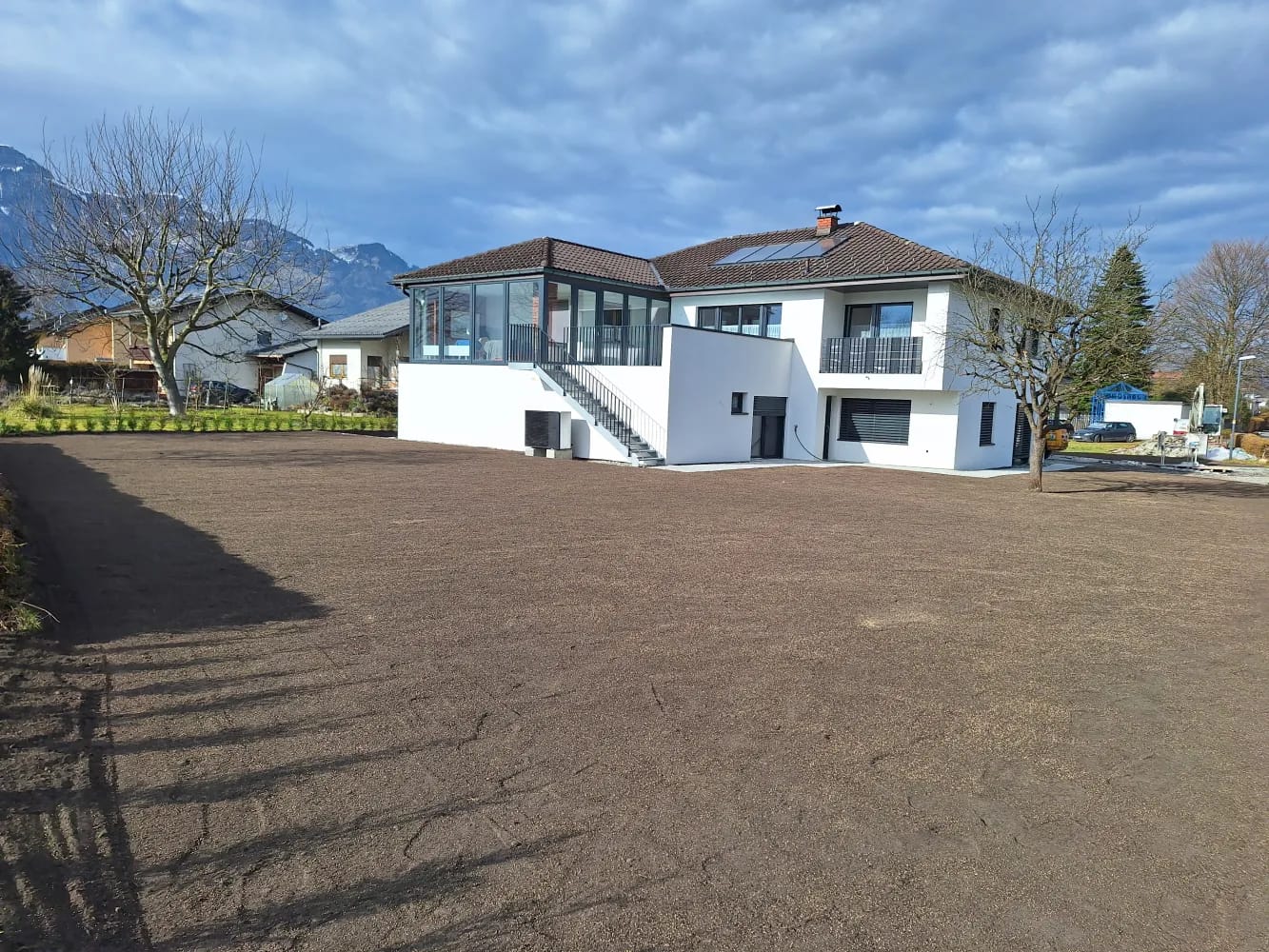 Humusieren Außenanlage